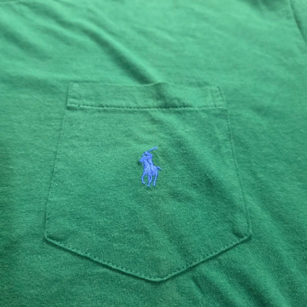 Polo Ralph Lauren Pocket T-Shirt Mens XXL Green Short Sleeve Pony Logo NWT